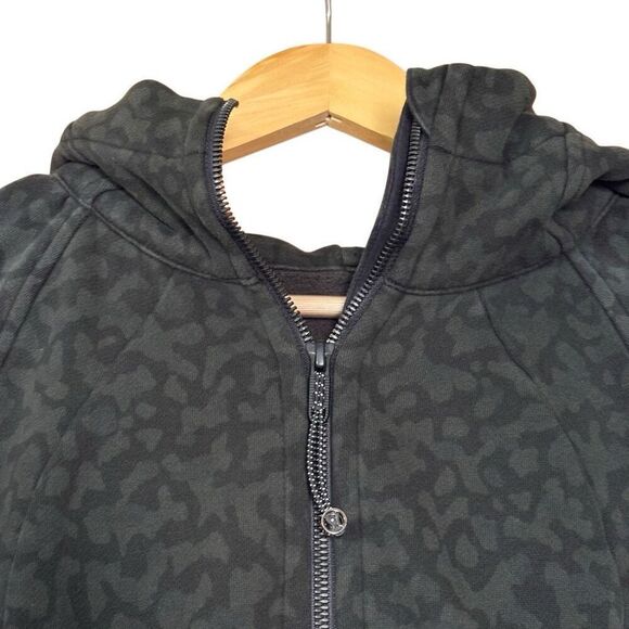 Lululemon Scuba Hoodie Light Cotton Fleece Formation Camo Evergreen Multi - Picture 6 of 15